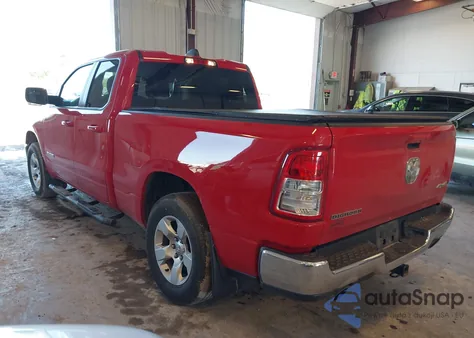 2021 Ram 1500 Big Horn 4X4 6'4 Box из США, поврежденный, VIN 1C6SRFBTXMN572461